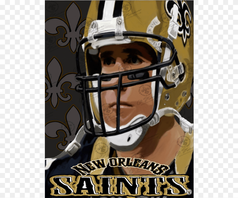 Drew Brees, Sport, Helmet, Football Helmet, Football Png Image