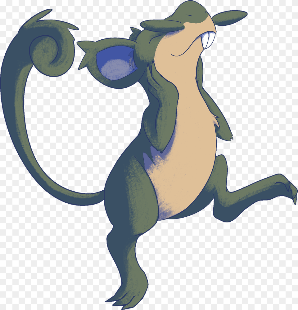 Rattata, Animal, Mammal, Kangaroo, Cartoon Png Image
