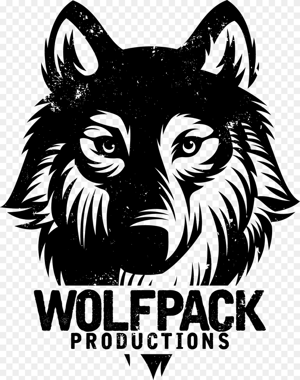 Wolf Pack, Blackboard, Art, Drawing, Animal Free Png
