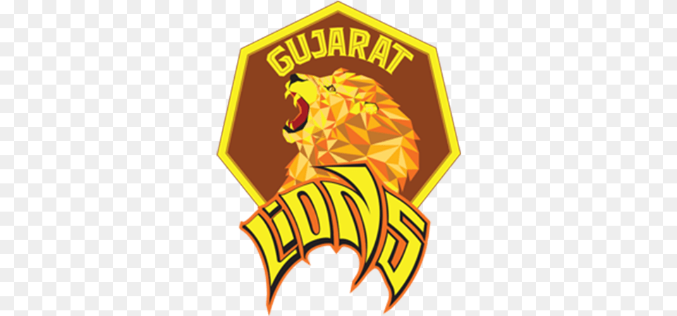23rd Match Indian Premier League At Kolkata Apr Gujrat Lion Logo, Symbol, Emblem Png Image