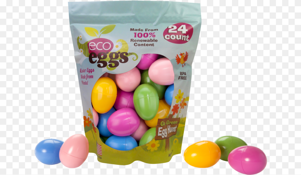 24 Count Bags Of Regular Eggs Small Egg Toy, Food, Sweets, Candy, Balloon Free Png
