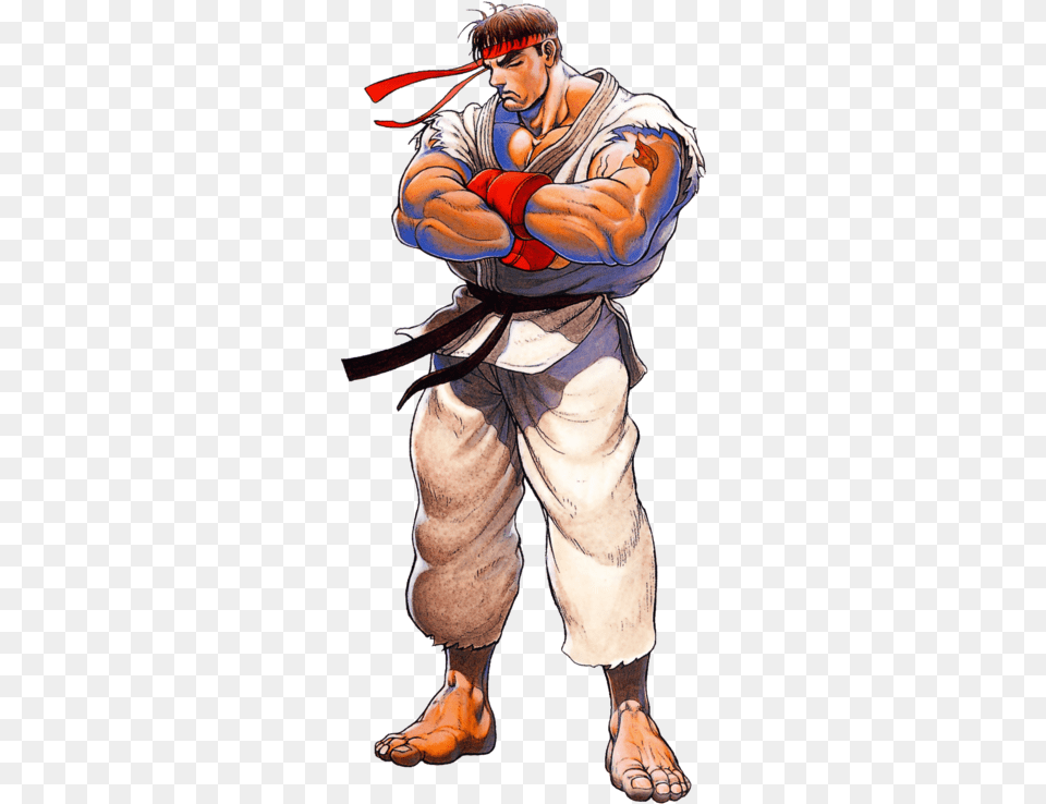 240 Pixels Ryu Street Fighter, People, Person, Adult, Male Free Png Download