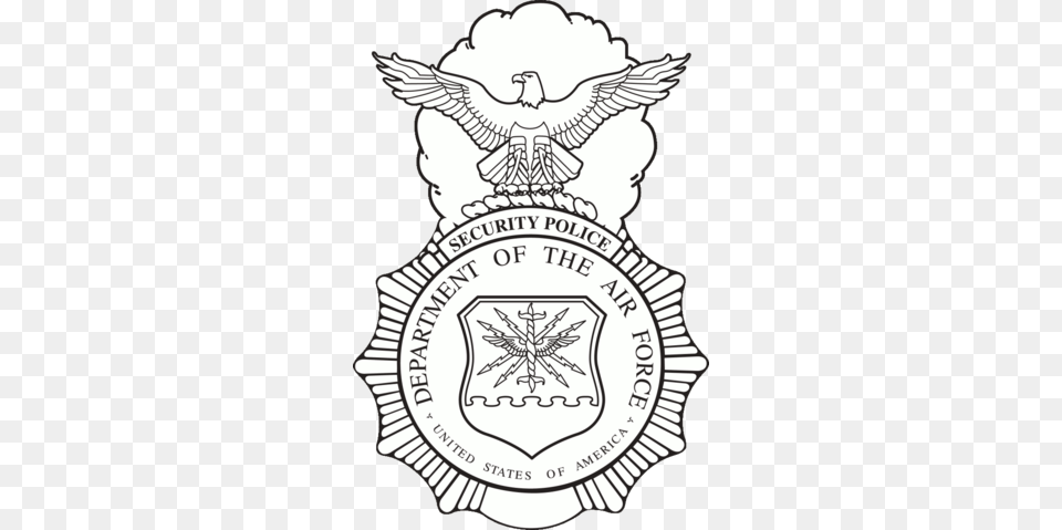 240 Pixels Us Air Force Security Forces Logo, Badge, Symbol, Emblem, Baby Free Png Download