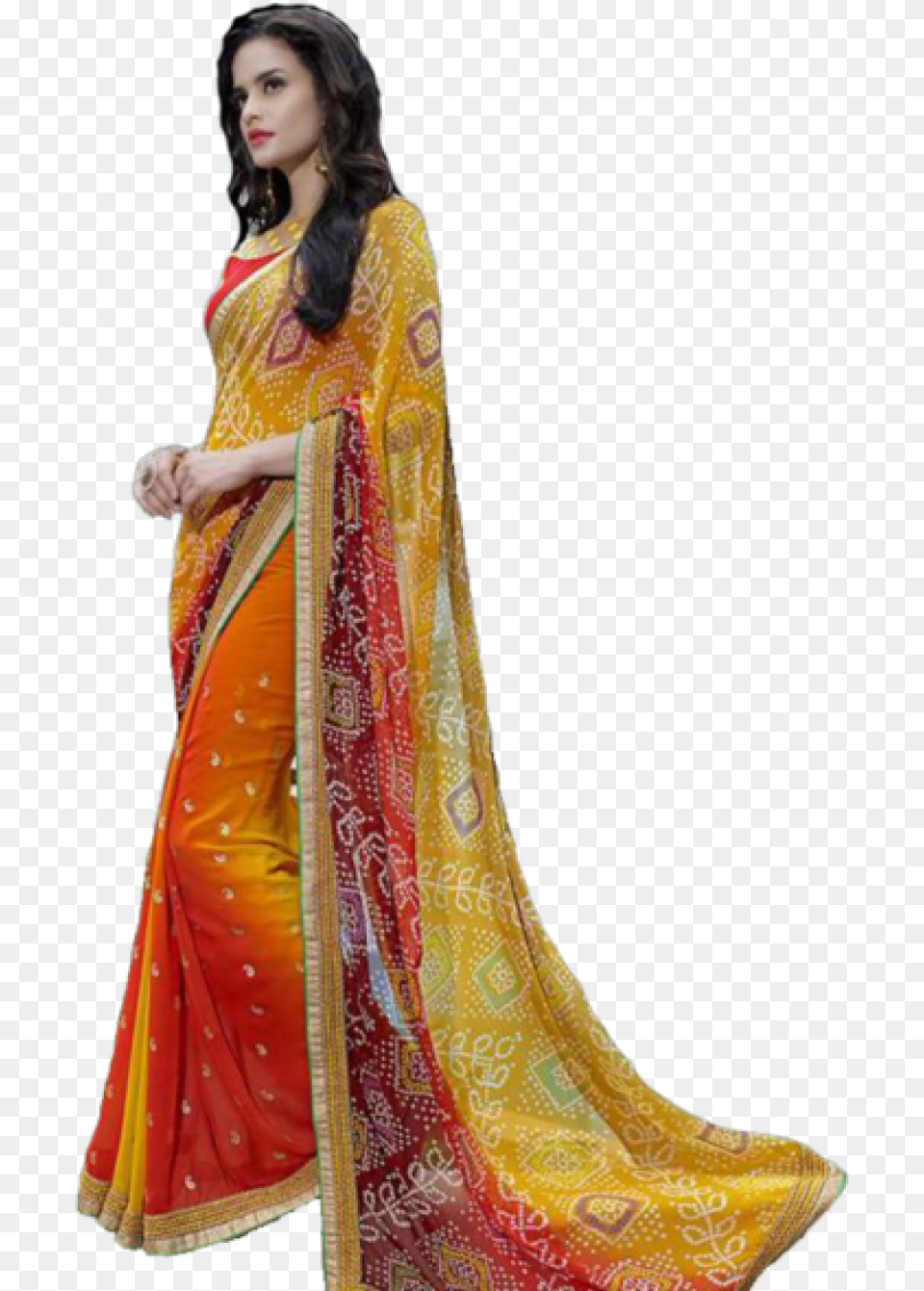 Saree Images, Silk, Clothing, Sari, Adult Png
