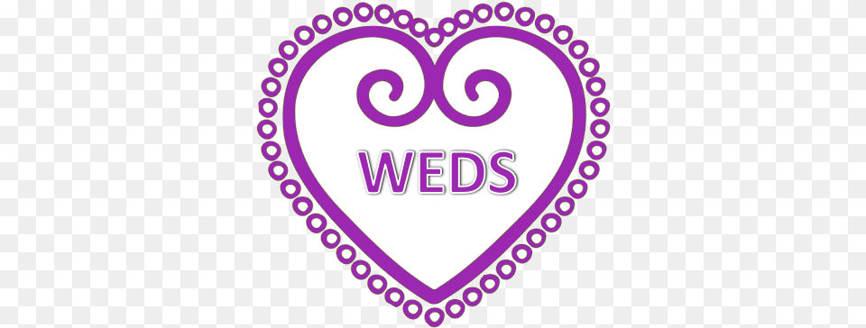 Weds, Purple, Heart Free Transparent Png