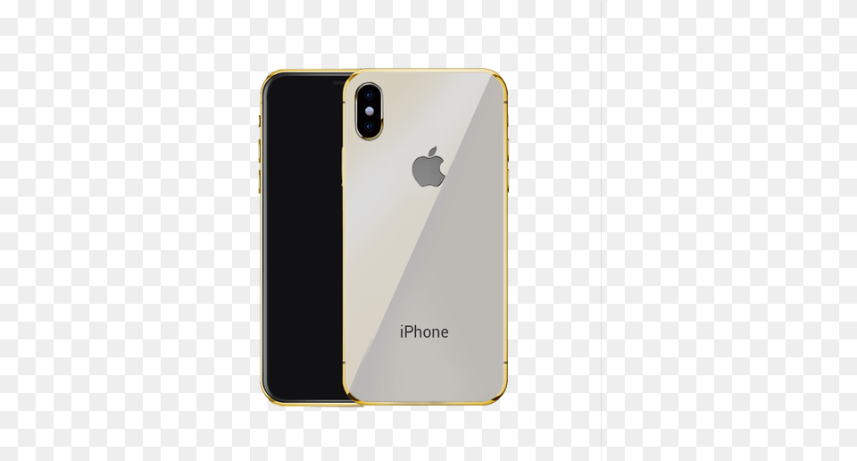 24k Gold Plated Frame Iphone X Iphone Image Transparent Iphone X Gold, Electronics, Mobile Phone, Phone Png