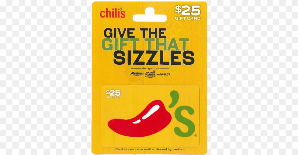 25 25 Chilis Gift Card, Advertisement, Poster Free Transparent Png