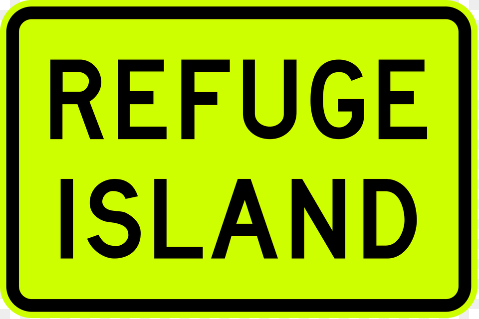 25 Refuge Island Clipart, Text, Symbol, Sign Png Image