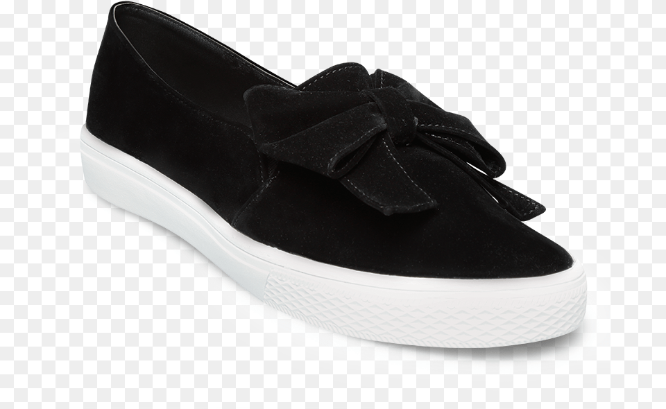 251 Tenis Casual Negro De Terciopelo Con Slip On Shoe, Clothing, Footwear, Sneaker, Suede Free Transparent Png