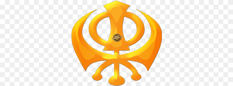 Khanda Logo, Weapon, Clothing, Hardhat, Helmet Png