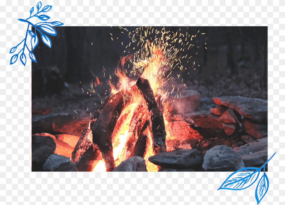 Campfire, Fire, Flame, Outdoors, Bonfire Free Transparent Png