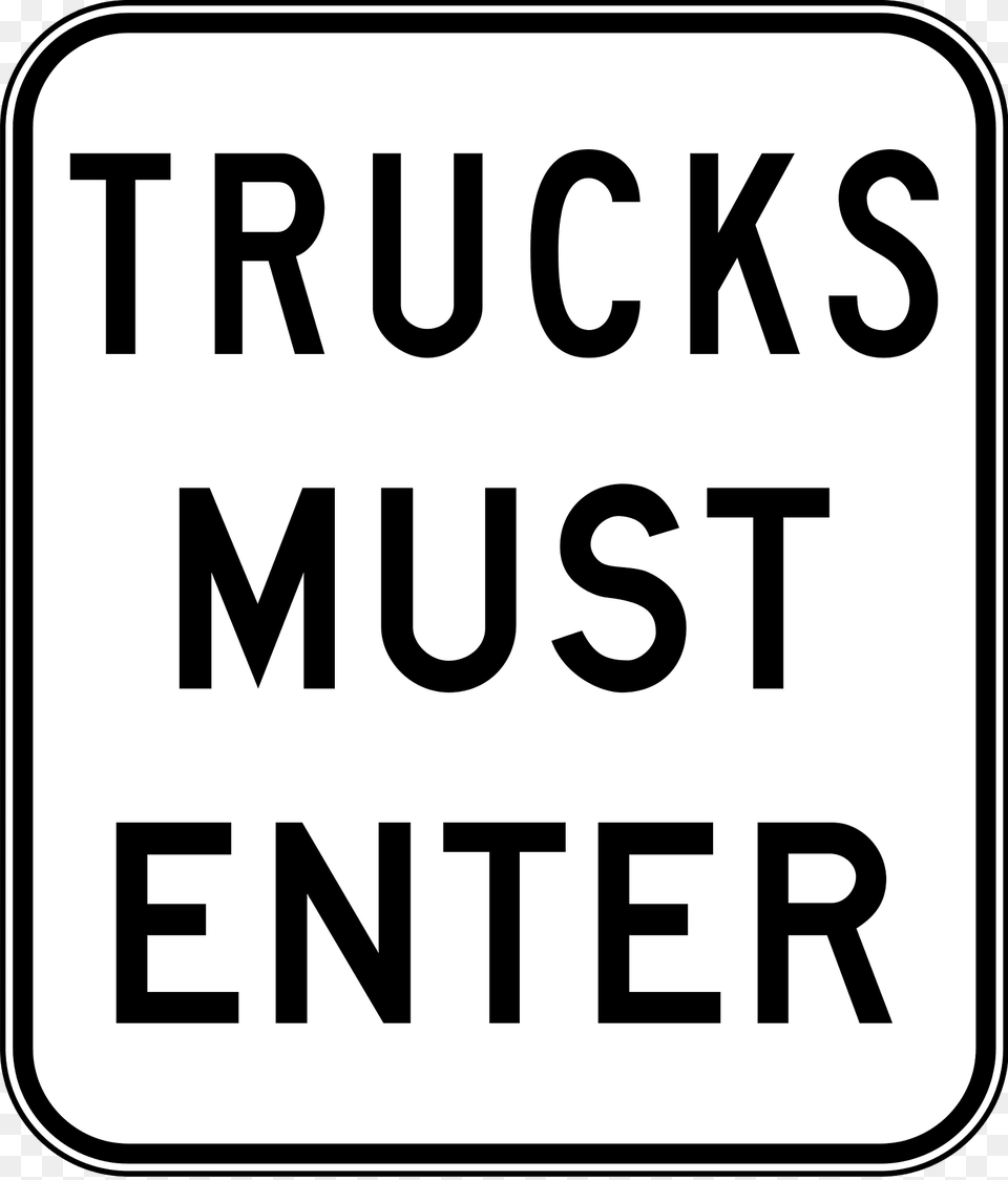 27 Trucks Must Enter Checking Stations And Weighbridges Are Set Up On Roads For Trucks To Check Their Weight And Length Clipart, Text, Symbol, Sign Free Png Download