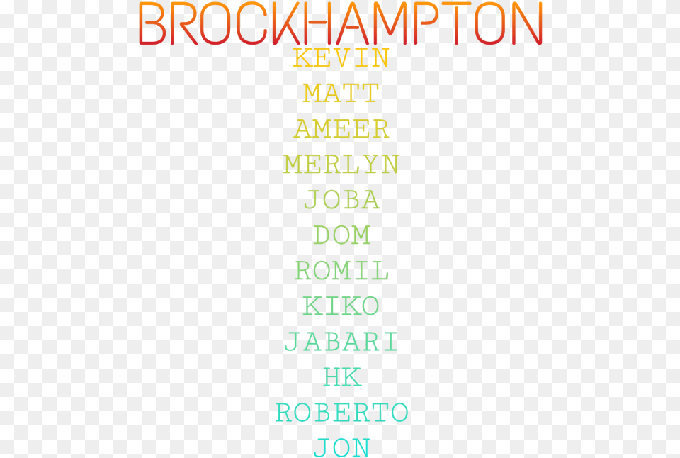 Brockhampton, Text, Number, Symbol Png Image