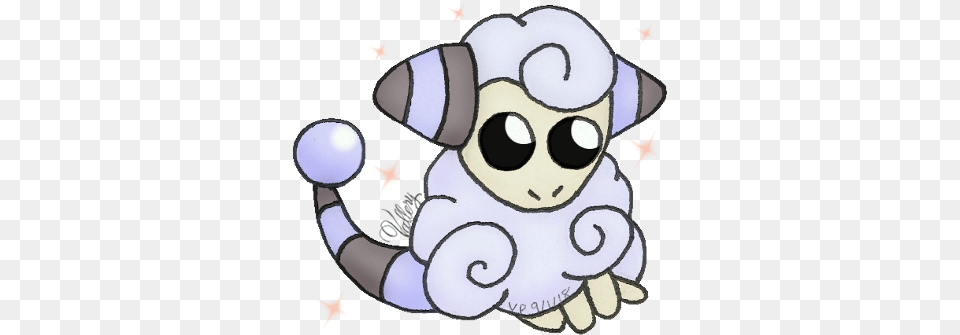 Mareep, Plush, Toy, Nature, Outdoors Png Image