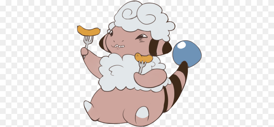 Mareep, Baby, Person, Cartoon, Face Free Transparent Png