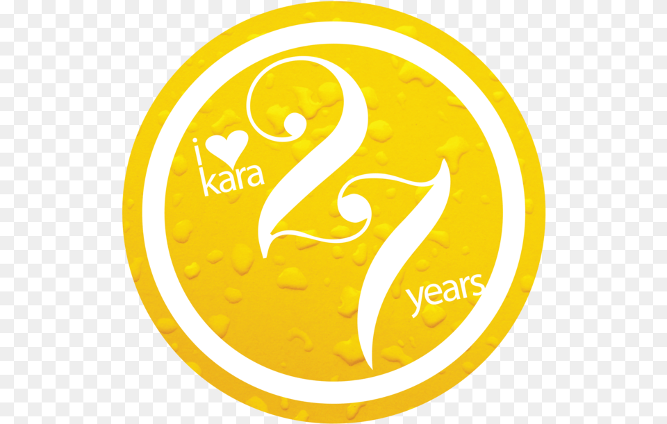 27th Anniversary Logo Ampamp Circle, Gold Free Transparent Png