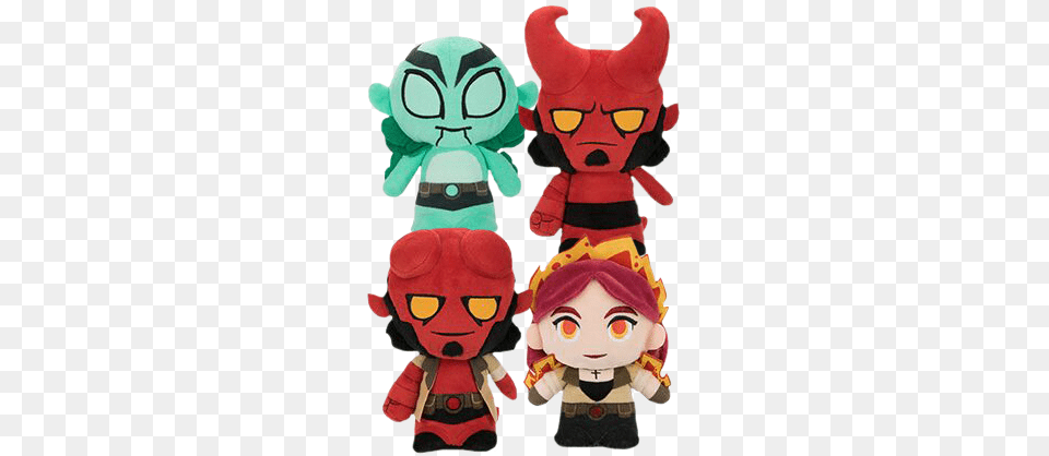 Hellboy, Plush, Toy, Baby, Person Png