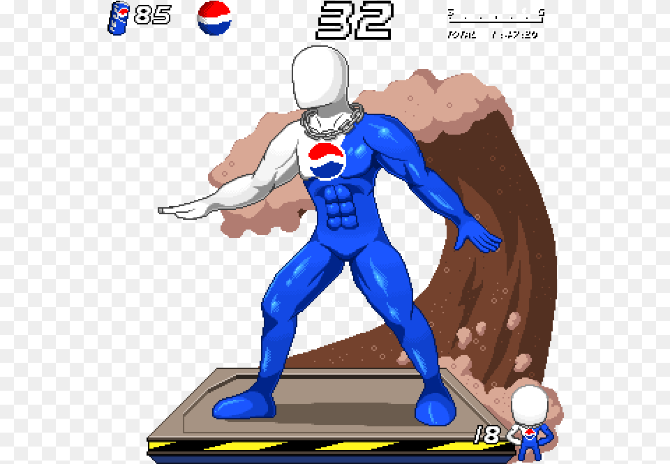 Pepsiman, Adult, Male, Man, Person Free Png