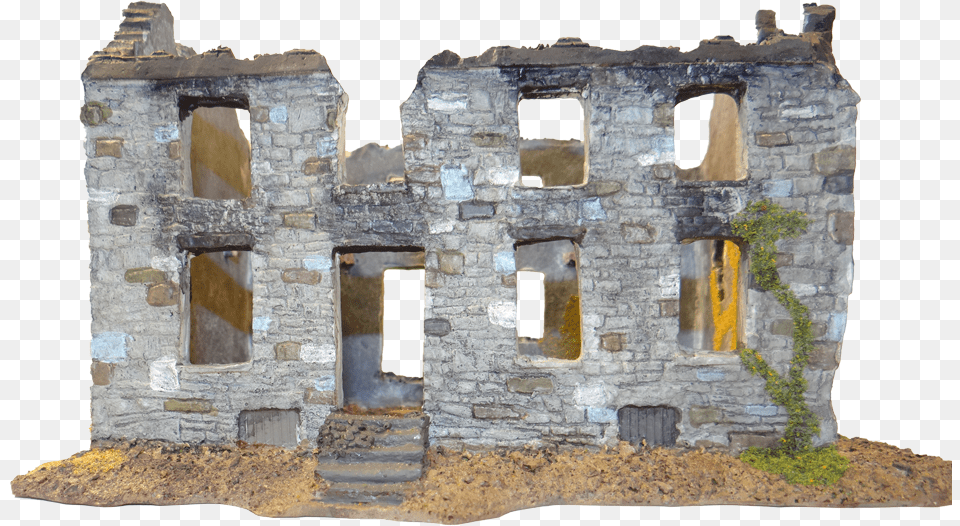 28mm Stone House Ruin Wall, Architecture, Building, Ruins Free Png