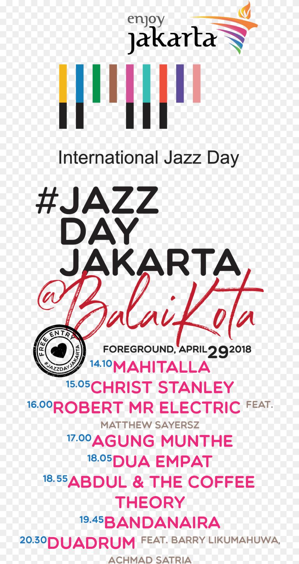 29 Campaign 01 International Jazz Day, Advertisement, Poster Png