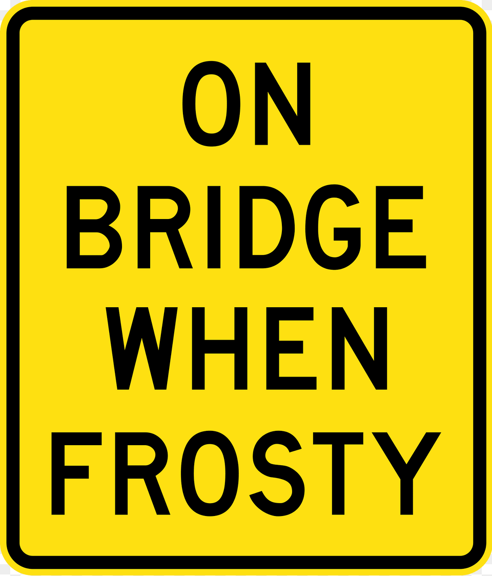 29 On Bridge When Frosty Clipart, Sign, Symbol, Road Sign, Scoreboard Png Image