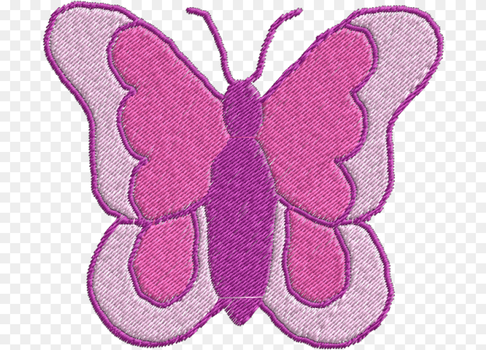 Borboleta, Applique, Pattern, Embroidery, Purple Free Png