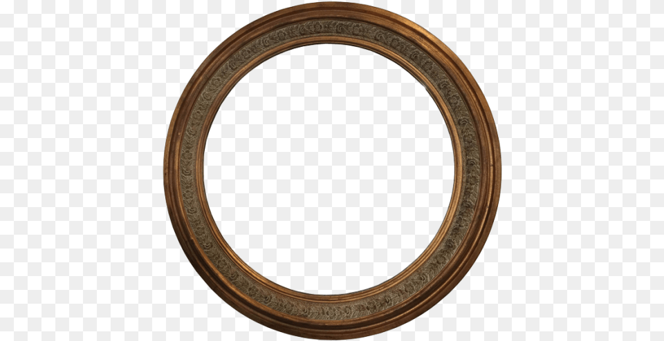 Gold Mirror, Oval, Photography Png