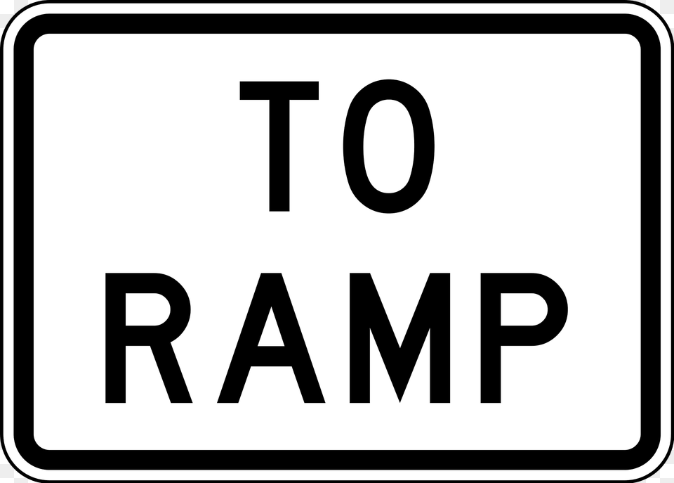 2btp To Ramp Texas Clipart, Sign, Symbol, Road Sign, Text Png
