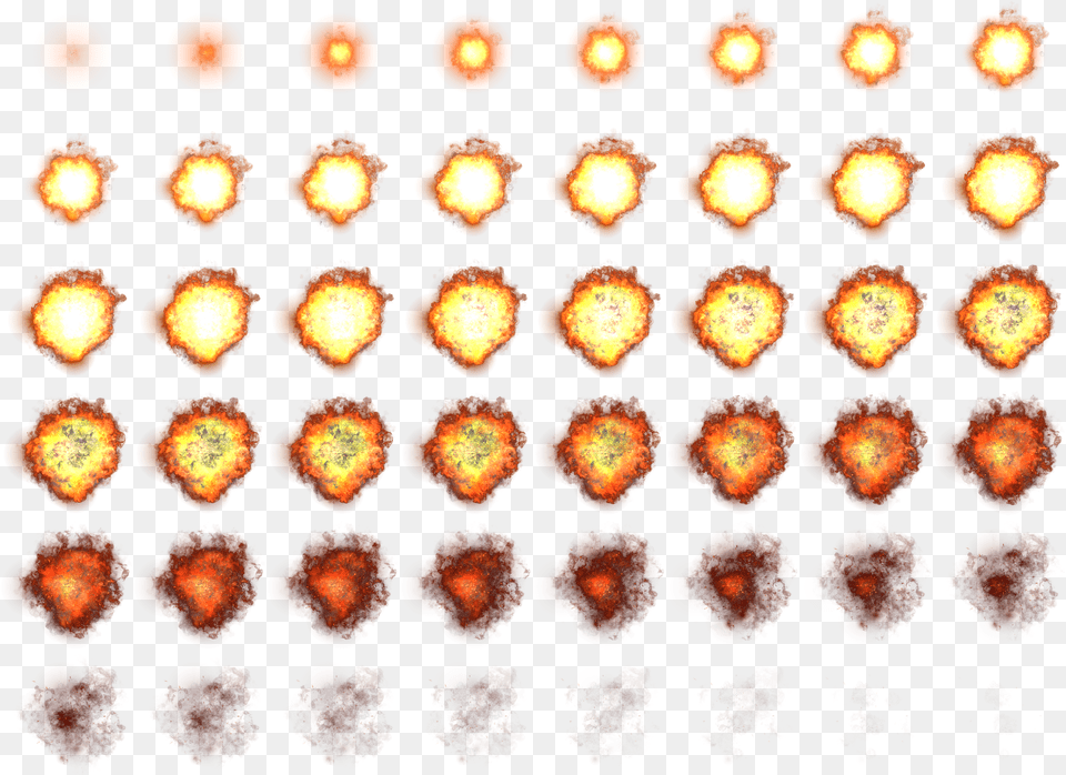 2d Explosion Animation, Lighting, Flare, Light, Fire Free Transparent Png