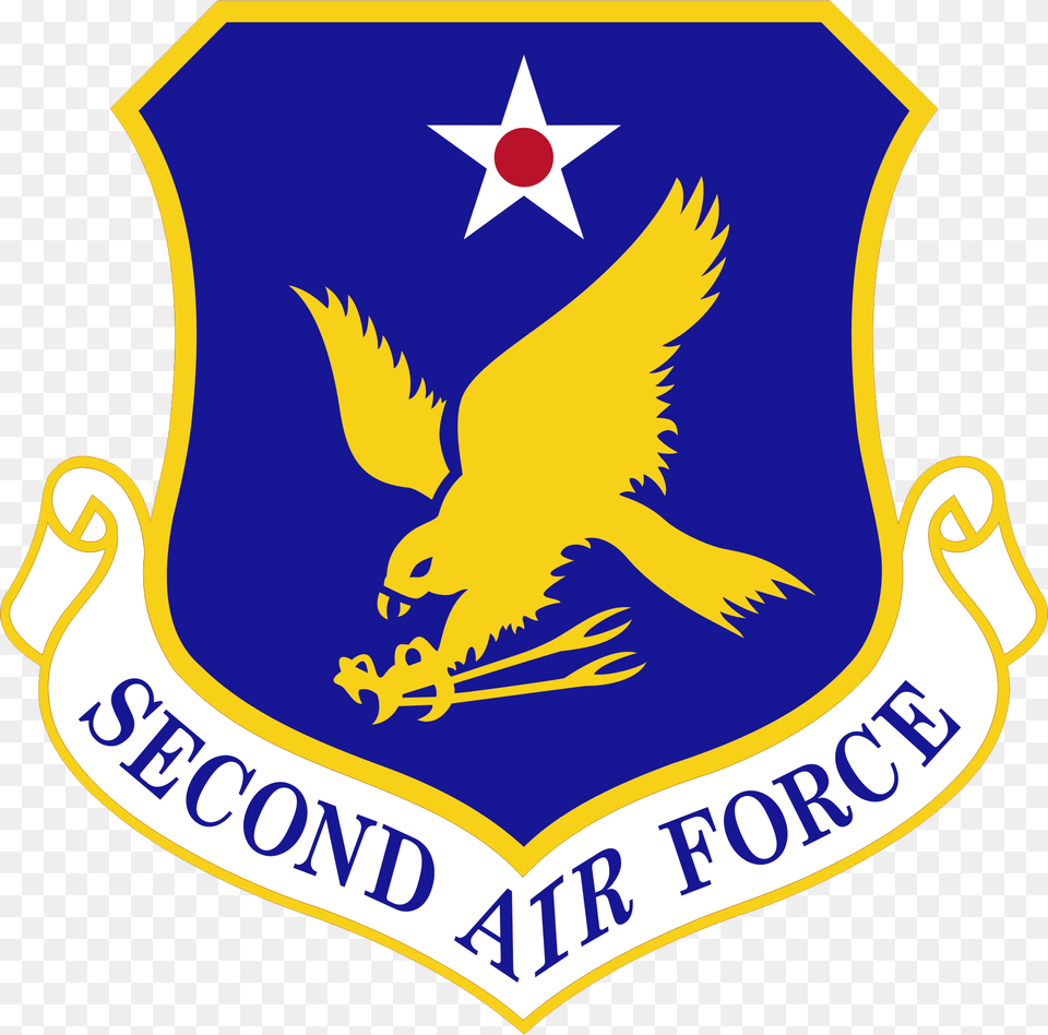 2nd Air Force Us Air Forces Africa, Logo, Badge, Emblem, Symbol Free Png