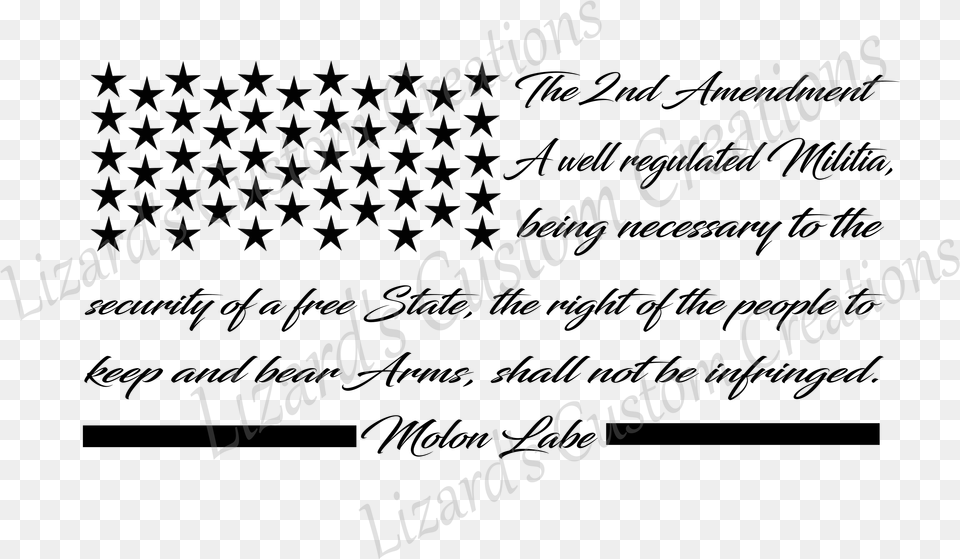 2nd Amendment Truck Decal Example Calligraphy, Text, Blackboard, Outdoors Png Image