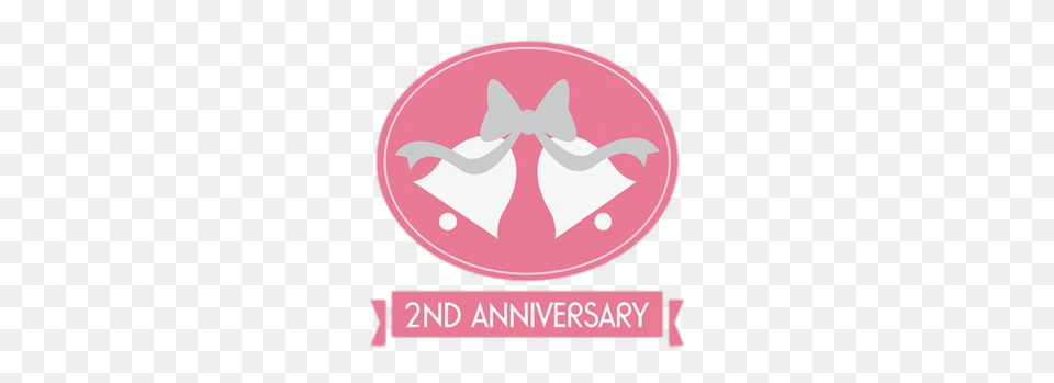 2nd Anniversary Wedding Bells, Logo, Disk Free Png Download