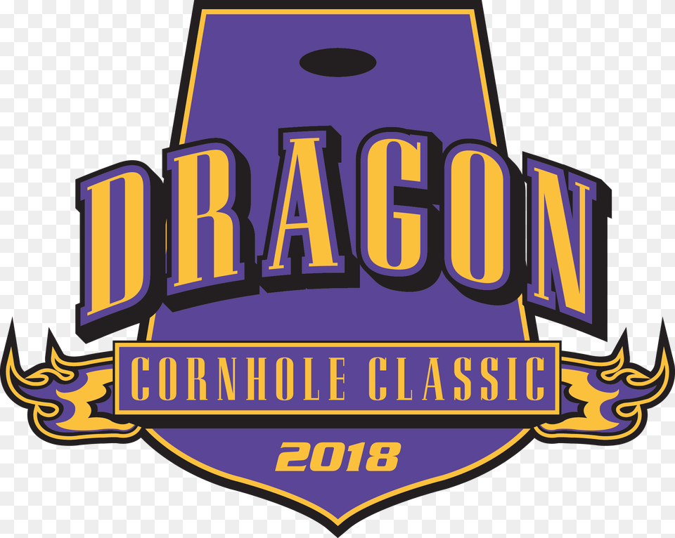 2nd Annual Dragon Cornhole Classic Emblem, Badge, Logo, Symbol, Bulldozer Free Png Download