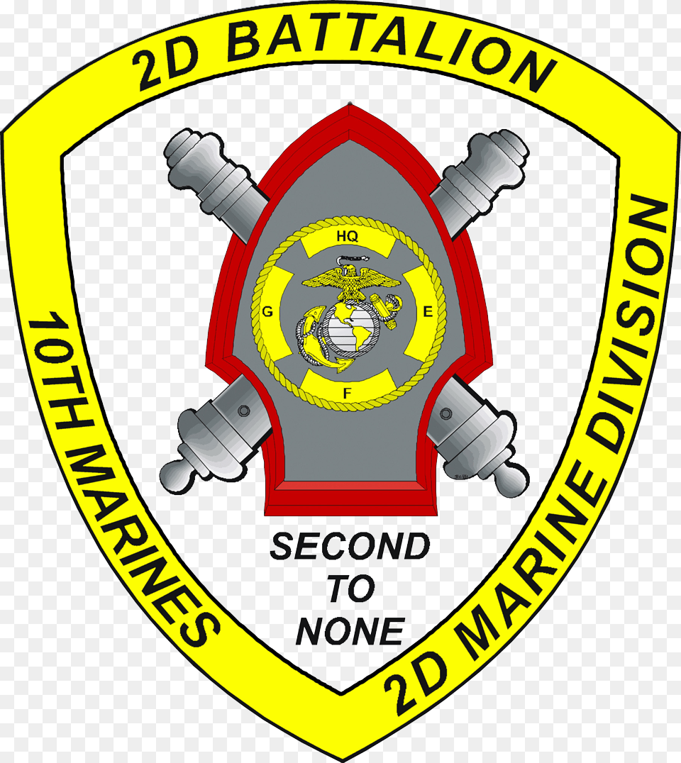 2nd Battalion 10th Marines Logo 2nd Battalion 10th Marines 2nd Marine Division, Badge, Symbol, Dynamite, Weapon Png Image