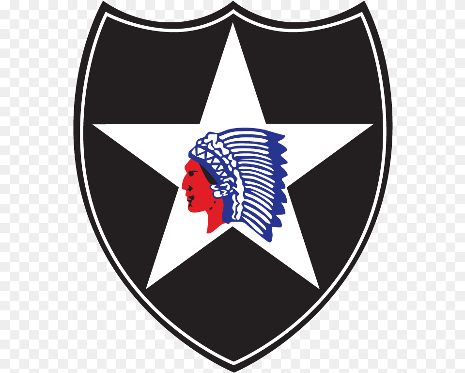 2nd Infantry Division United States Army Shoulder Indian, Symbol, Face, Head, Person Free Png