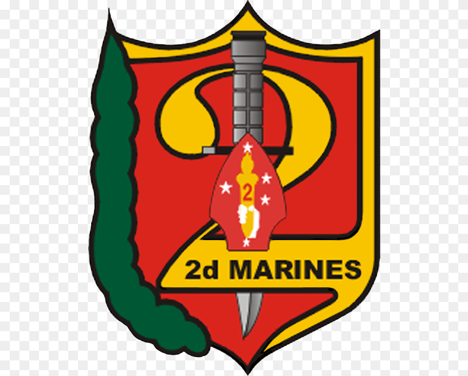 2nd Marine Reg 2nd Marine Regiment Logo, Armor, Shield, Dynamite, Weapon Free Png Download
