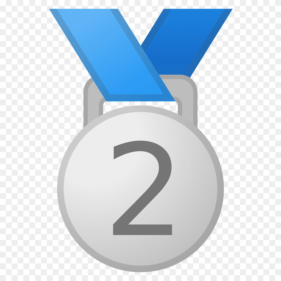 2nd Place Medal Emoji Clipart, Gold, Text Free Png