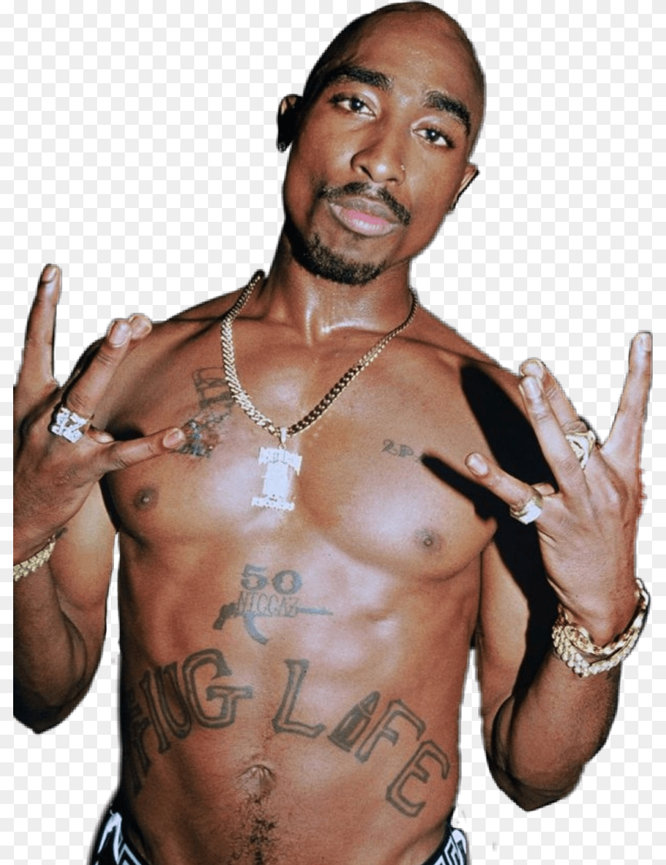 2pac Tupac 2pac 1996 4 July, Tattoo, Person, Hand, Finger Free Transparent Png