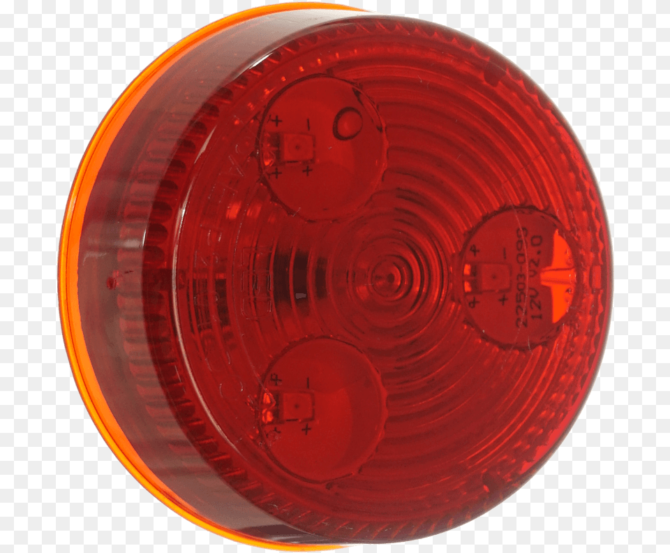 2u201d Round Sealed Red 3 Diode Led Markerclearance Solid, Light, Machine, Traffic Light, Wheel Free Png Download