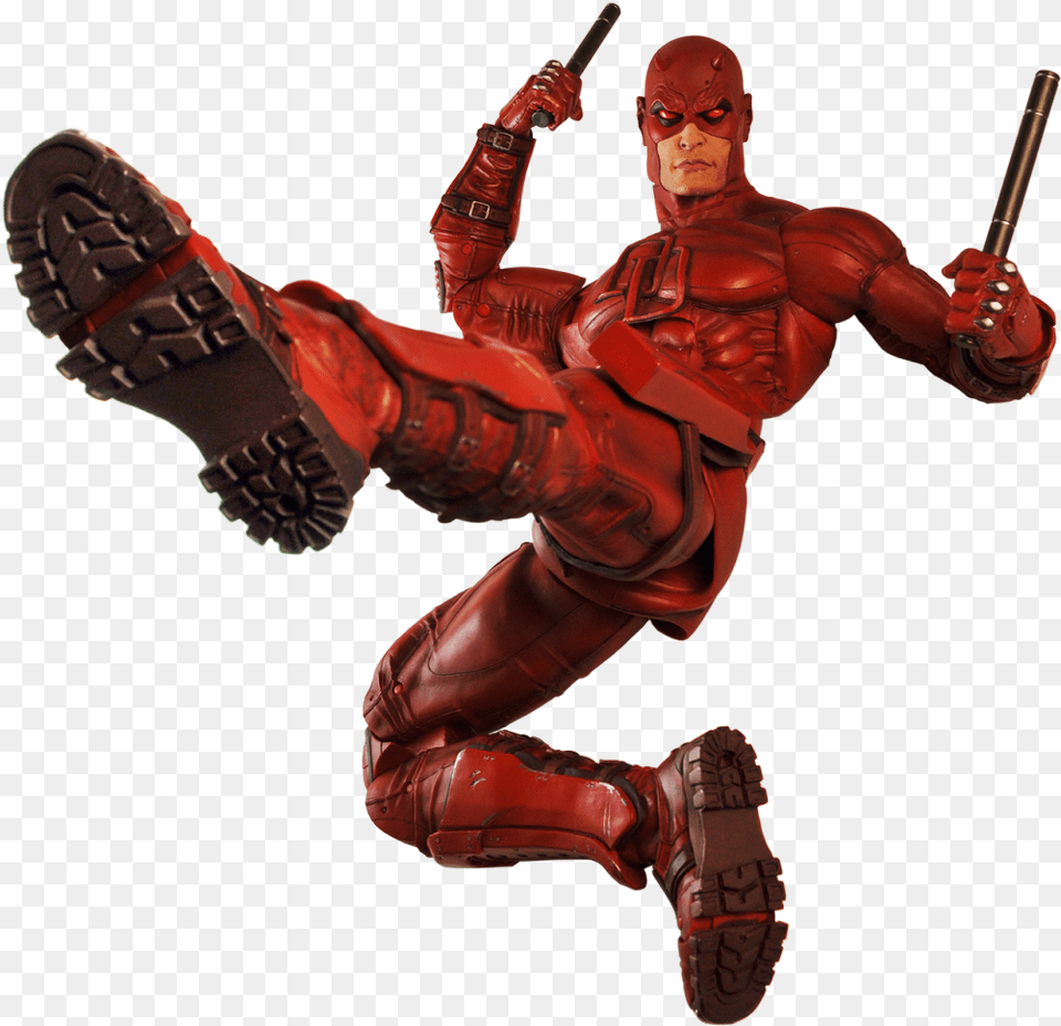 3 2x Daredevil Action Figure Neca, Adult, Person, Man, Male Free Png Download