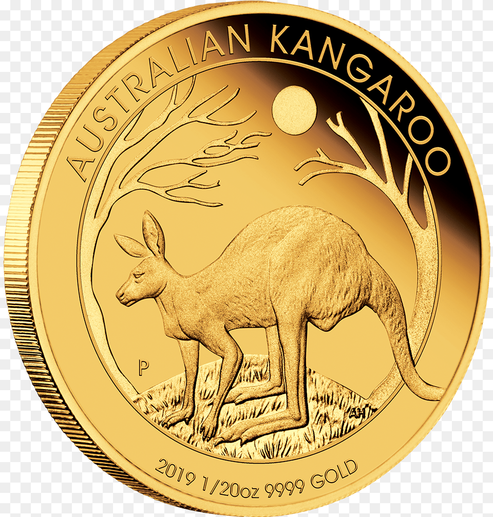3 Australian Kangaroo Gold 2019, Animal, Mammal, Coin, Money Free Png