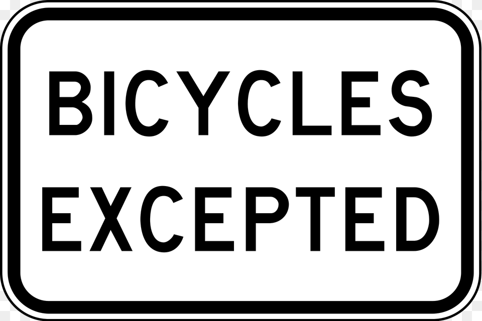 3 Bicycles Excepted Clipart, Sign, Symbol, Text Png Image