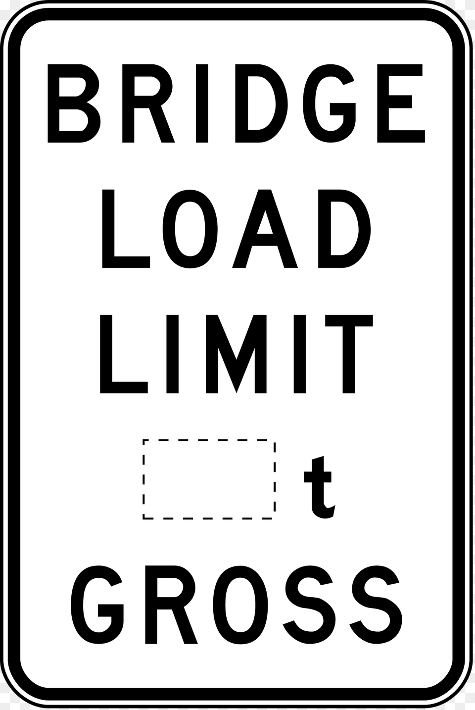 3 Bridge Load Limit Clipart, Sign, Symbol, Bus Stop, Outdoors Free Transparent Png