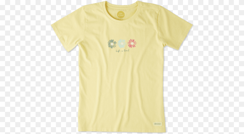 3 Happy Daisies Crusher Active Shirt, Clothing, T-shirt Free Png