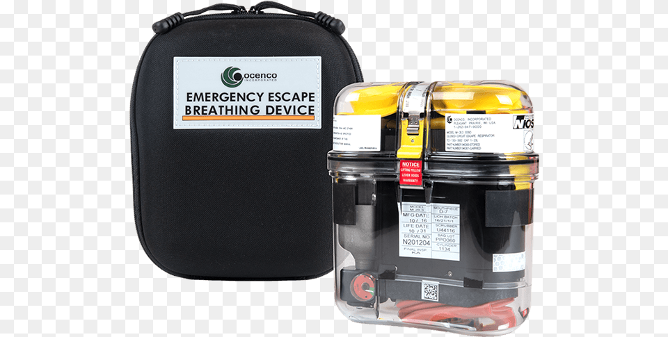 3 Withcase Self Rescue Breathing Apparatus For Tunnels, Bottle, Accessories, Bag, Handbag Free Png Download