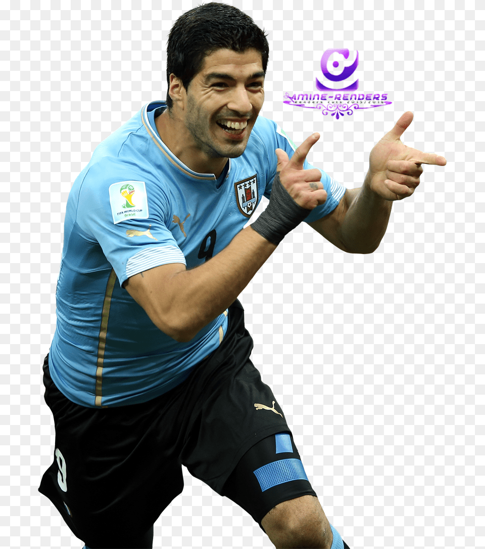 Luis Suarez, Person, Hand, Finger, Body Part Free Png Download