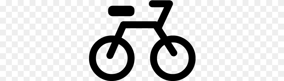 Bicycle Icon, Gray Png Image