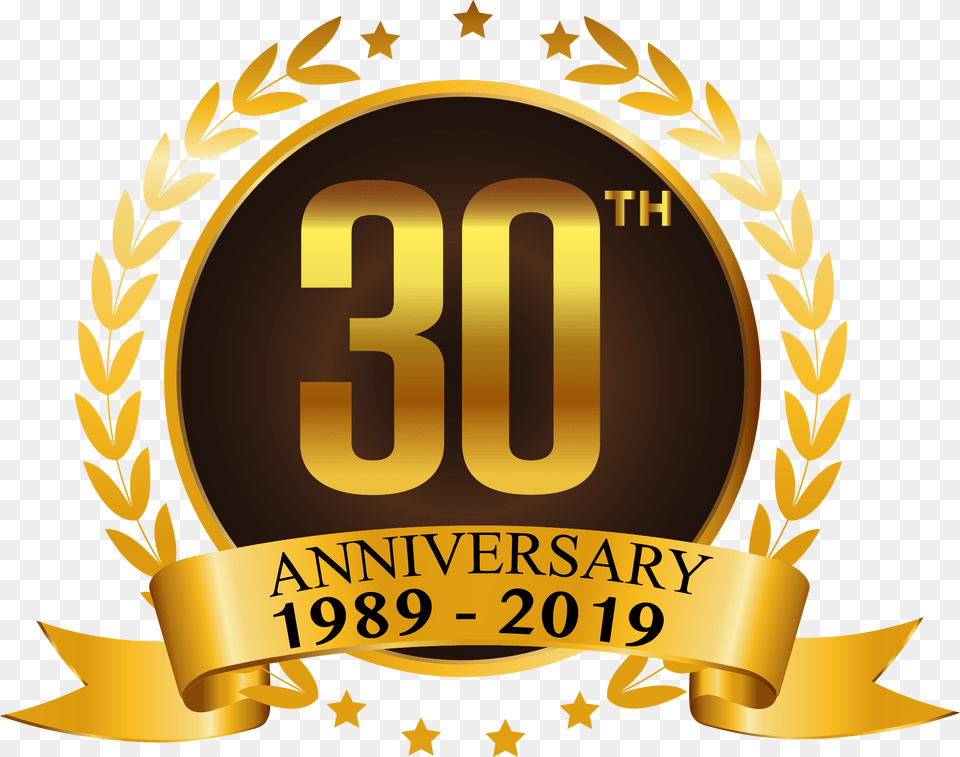 30th Anniversary 1989 2019, Badge, Logo, Symbol, Mailbox Free Png Download