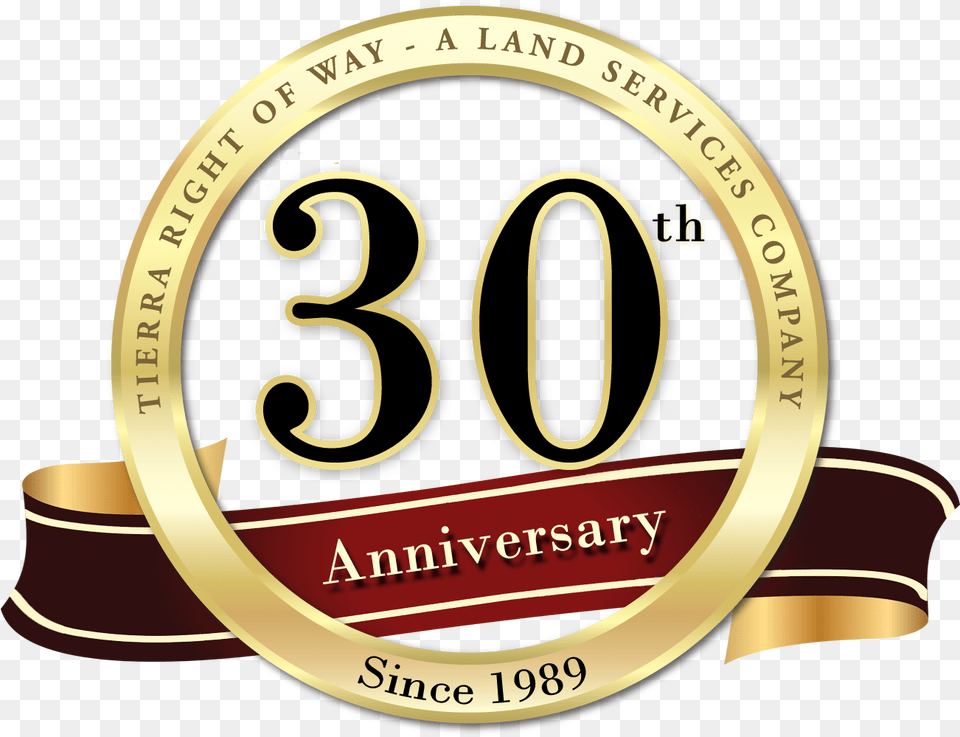 30th Anniversary Seal Anniversary, Gold, Disk, Symbol Png