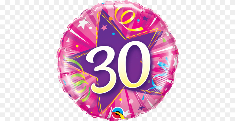 30th Birthday Balloon, Number, Symbol, Text Free Png Download